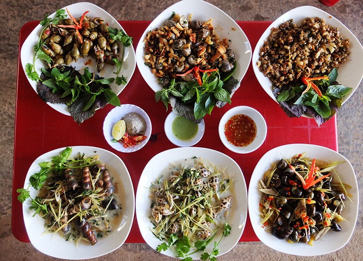 7 popular dishes saigon snails
